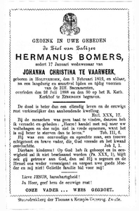  Hermanus Bomers